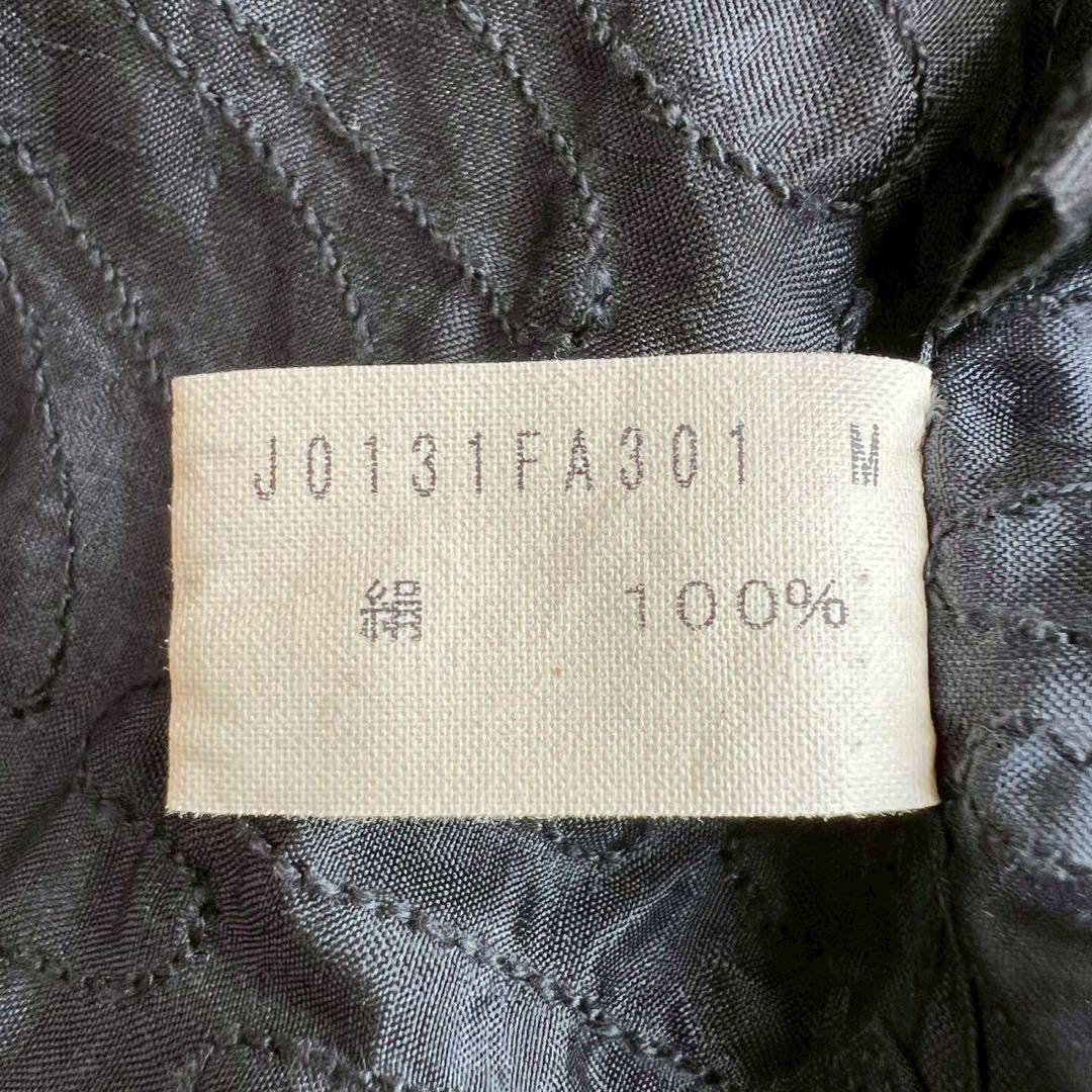 JURGEN LEHL シルク100% 波形 総刺繍ロングワンピース 羽織り