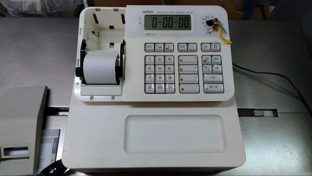 CASIO SE-G2 電子レジスター 　取扱説明書付き