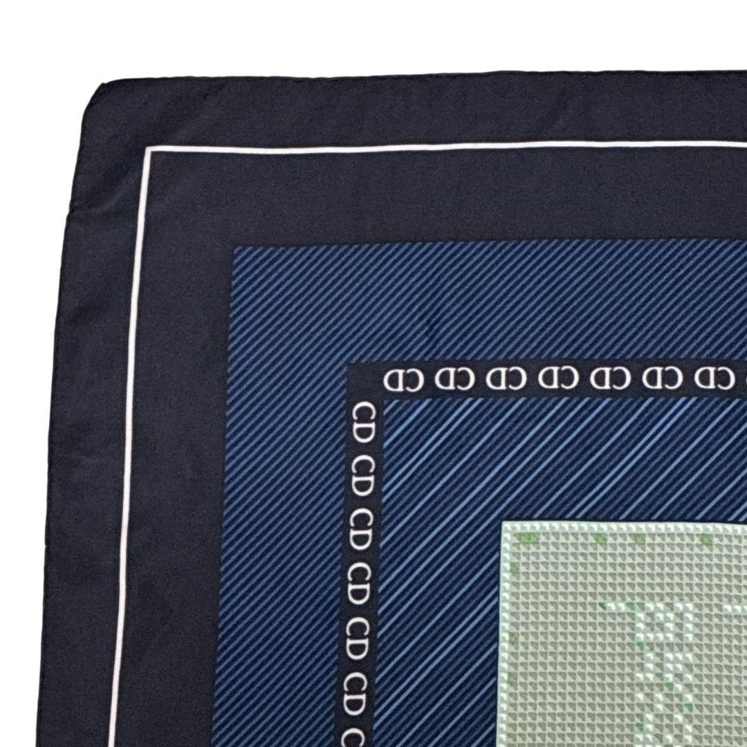 【極美品】Christian Dior 大判スカーフ ストール CDロゴ