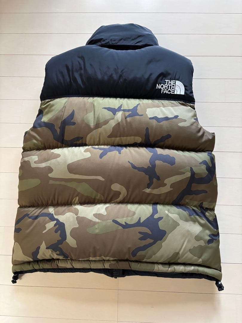 THE NORTH FACE ヌプシ ダウンベスト カモフラ L