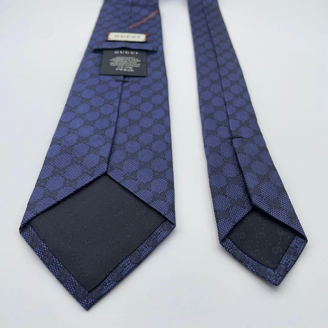 ✨極美品✨GUCCI ネクタイ 現行 GG柄 シェリーライン 蜂 bee 人気