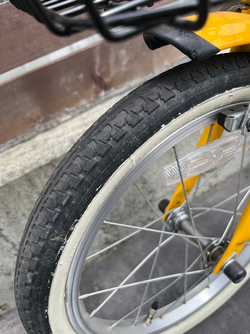 幼児用自転車　16インチ　別途補助輪付