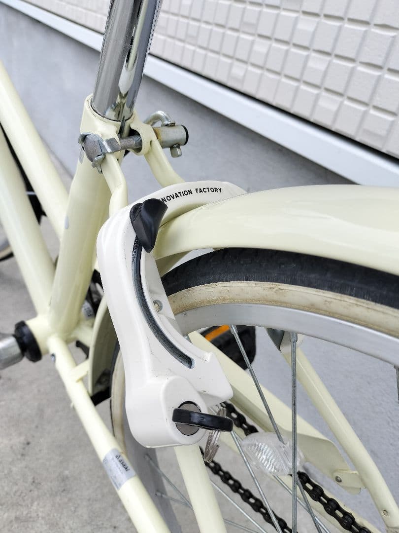 【直接受渡し限定・佐賀県】子供用自転車 20インチ　クリーム色　白色