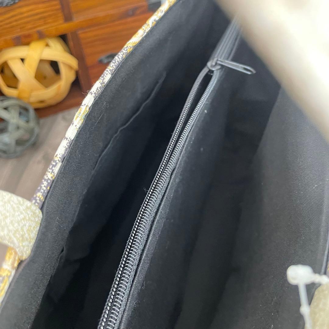 ☆2645 SALE❣️✨西陣帯地使用✨大容量手提げバッグ　新品