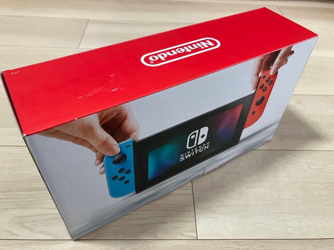 microSD付き Nintendo Switch 青/赤 本体 付属品完備