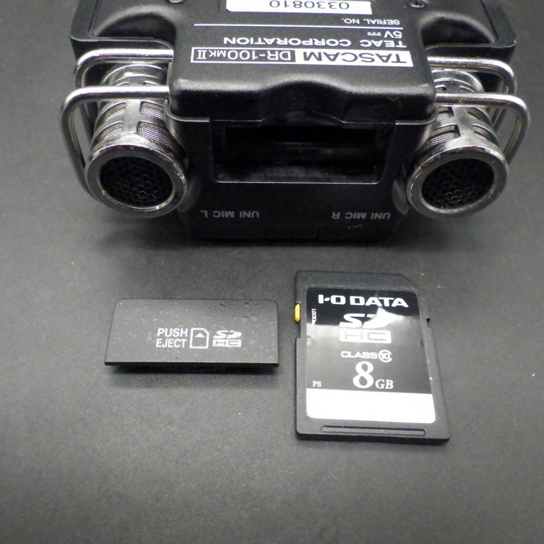 DR-100MKII TASCAMハンディレコーダー 8GB SDカード付属