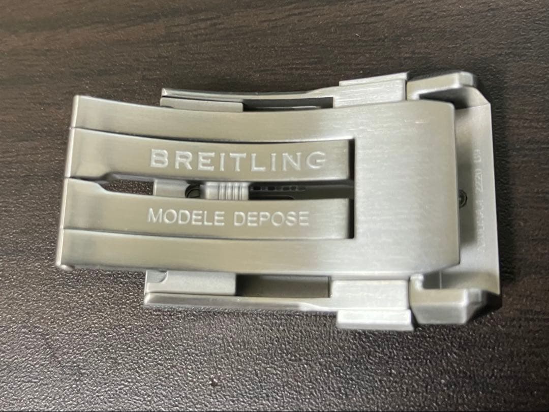 純正 BREITLING ブライトリングクDバックル サテン仕様20ｍｍ美品