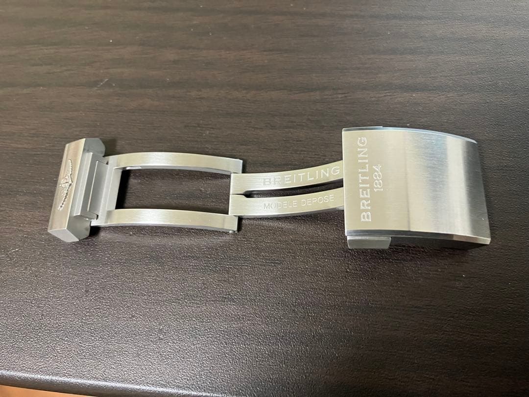 純正 BREITLING ブライトリングクDバックル サテン仕様20ｍｍ美品