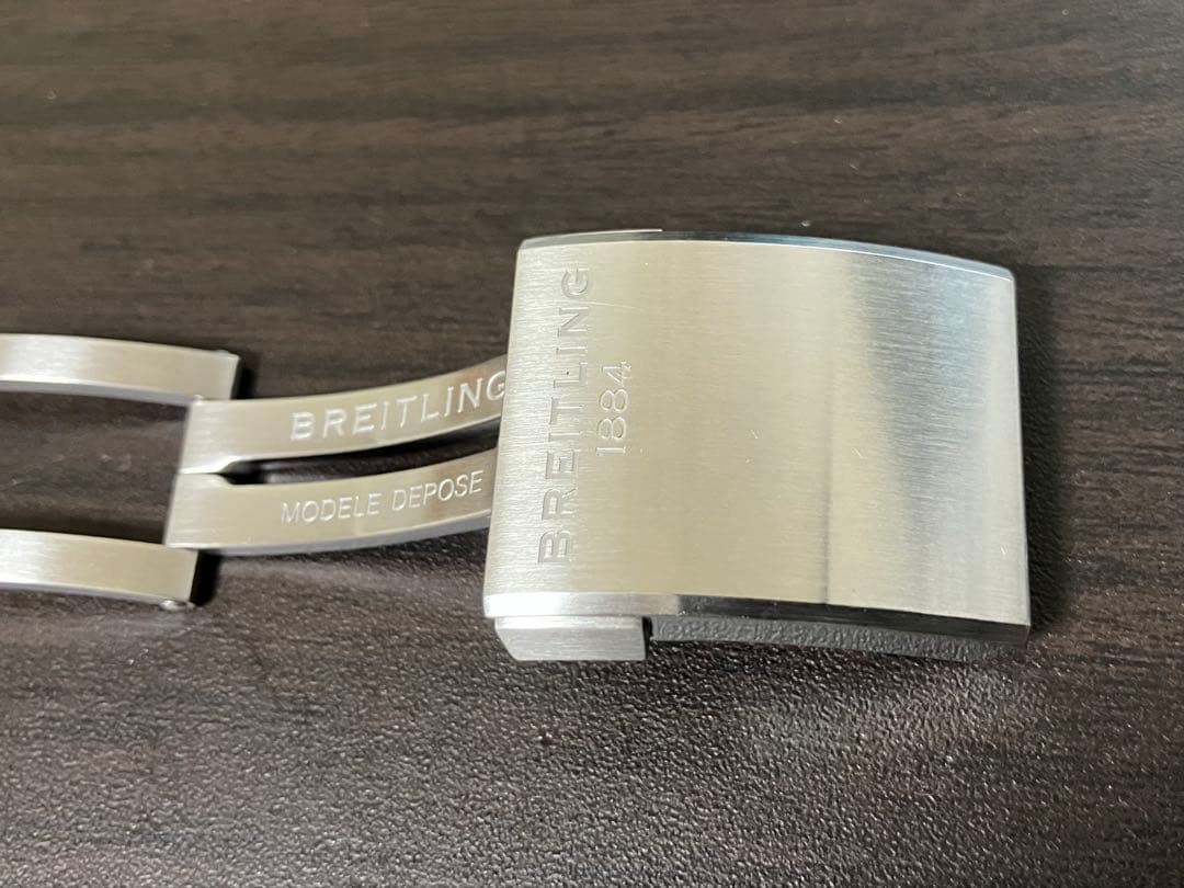 純正 BREITLING ブライトリングクDバックル サテン仕様20ｍｍ美品