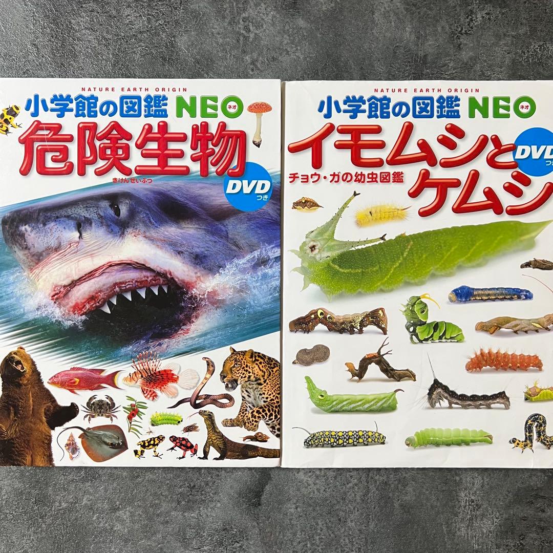 【本日まで❗️】小学館 図鑑 NEO 14冊セット DVD未開封・下敷やマップ付有