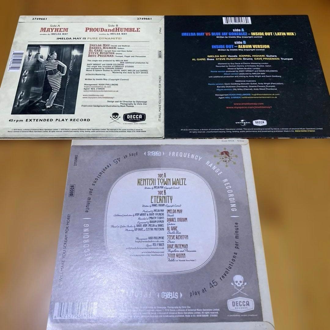 Imelda May 7inch 3枚セット　ネオロカビリーサイコビリー