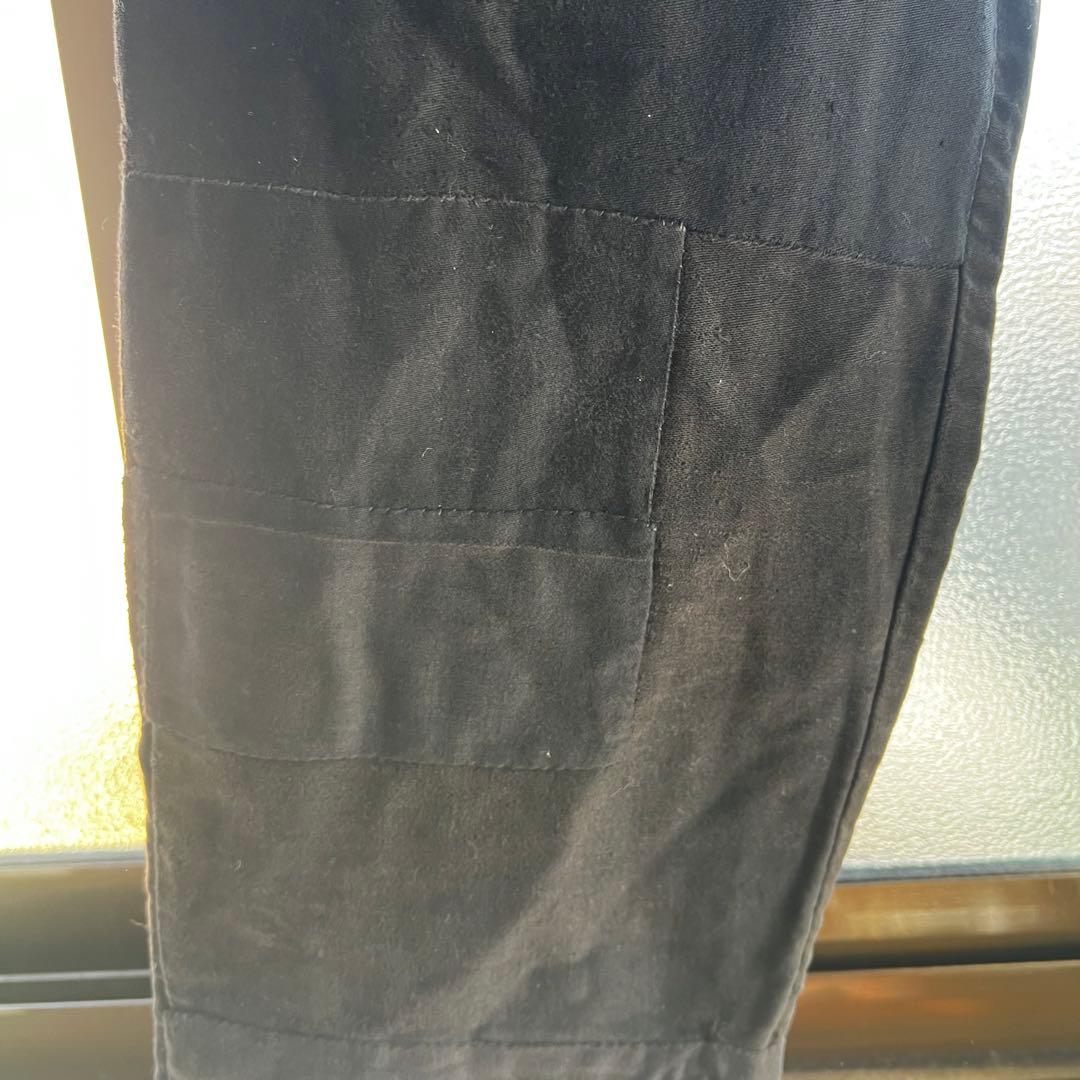 20s 30s french vintage ブラックモールスキン トラウザーズ