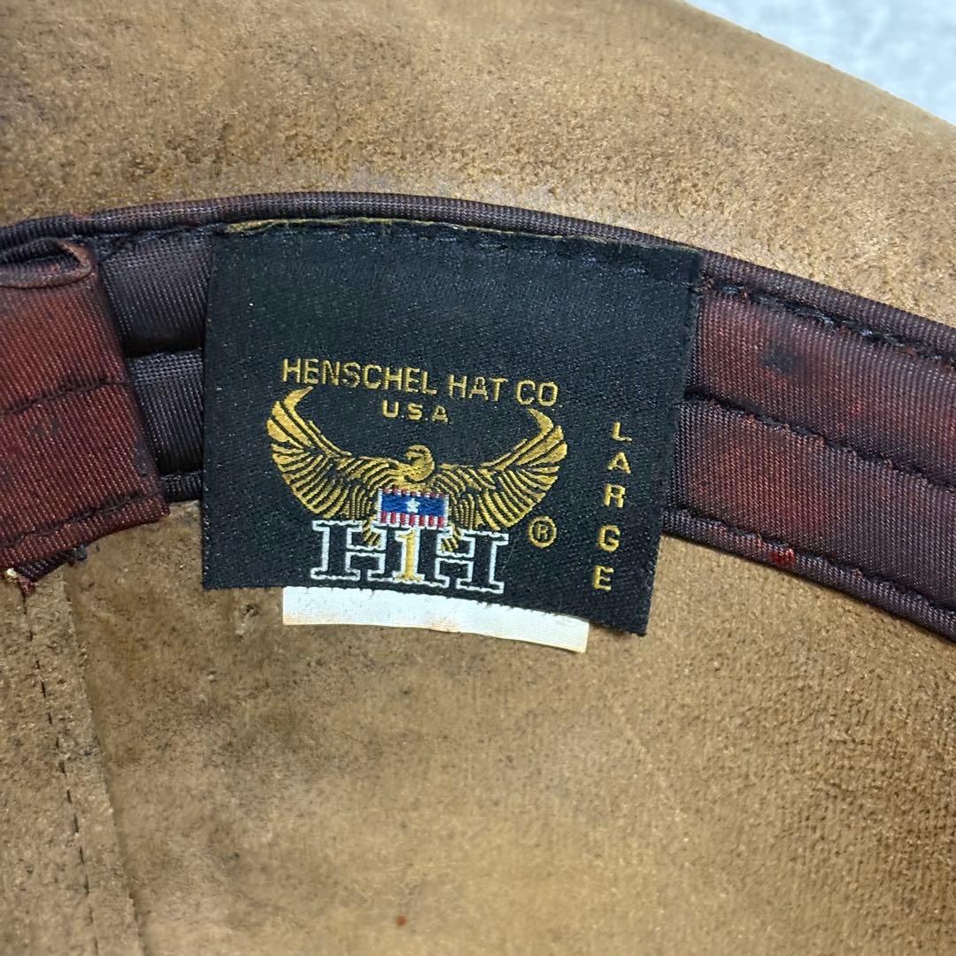HENSCHEL ヘンシェル USA製 レザーハット L