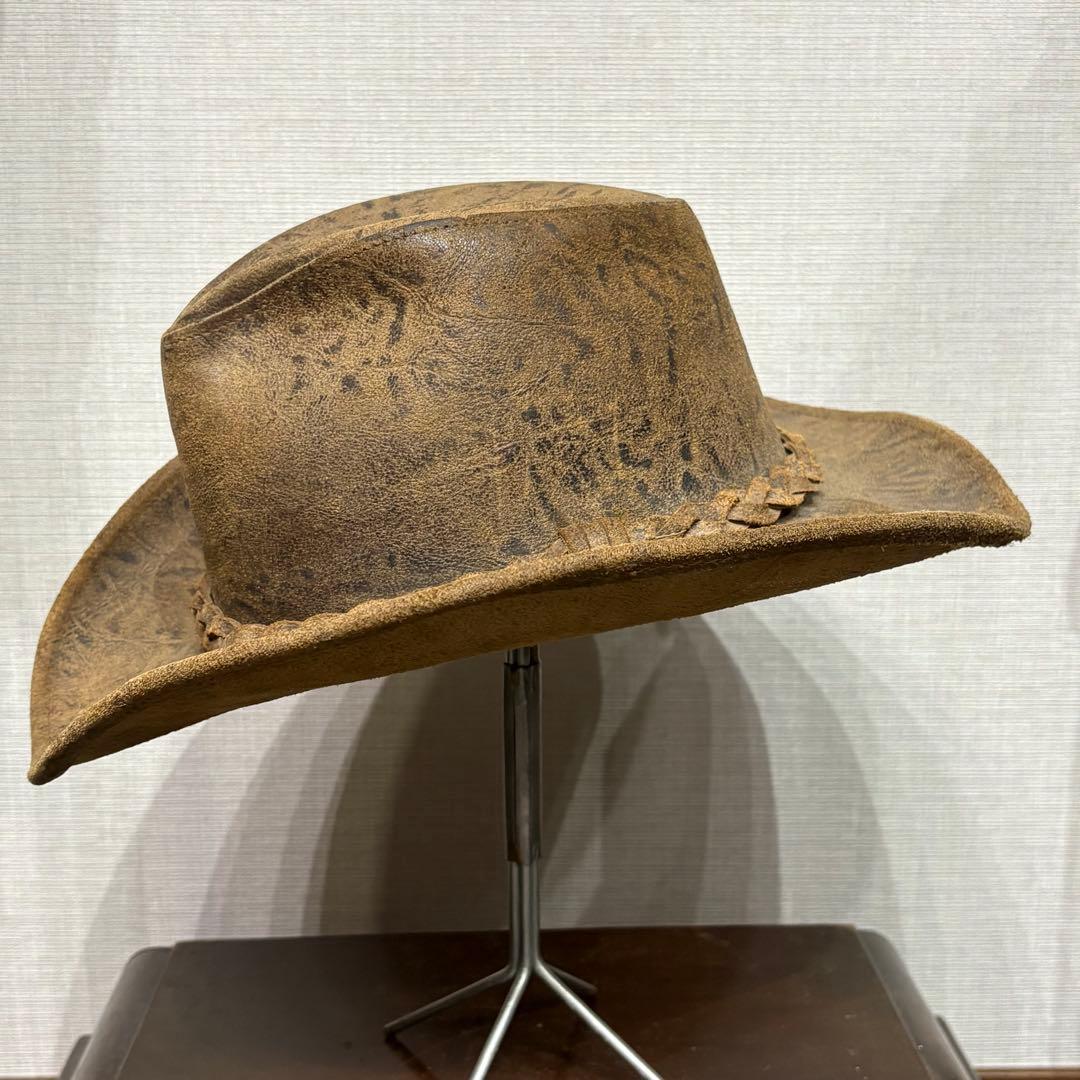 HENSCHEL ヘンシェル USA製 レザーハット L
