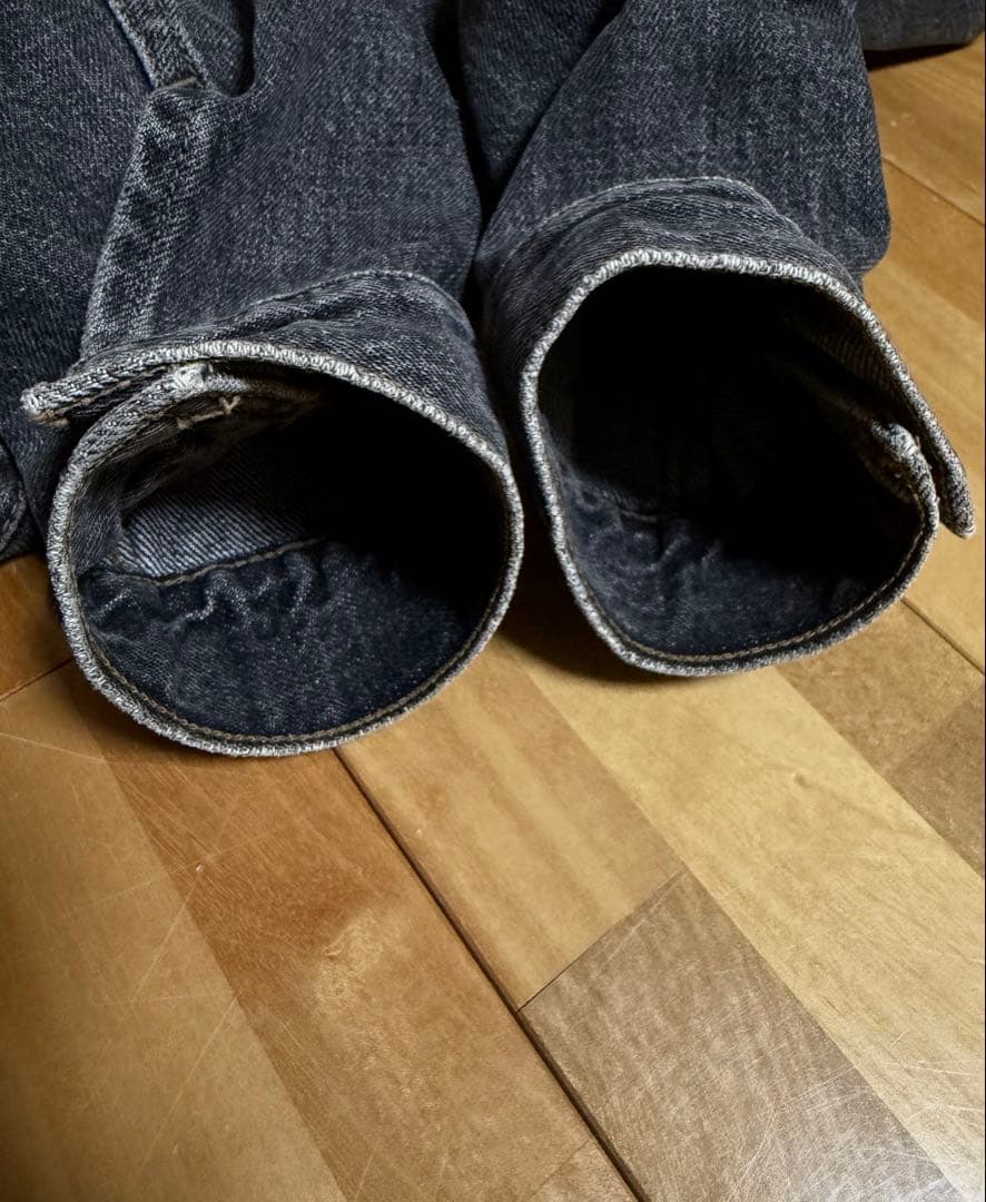 Levi's 70505 先染め ブラック デニムジャケット 40 90s
