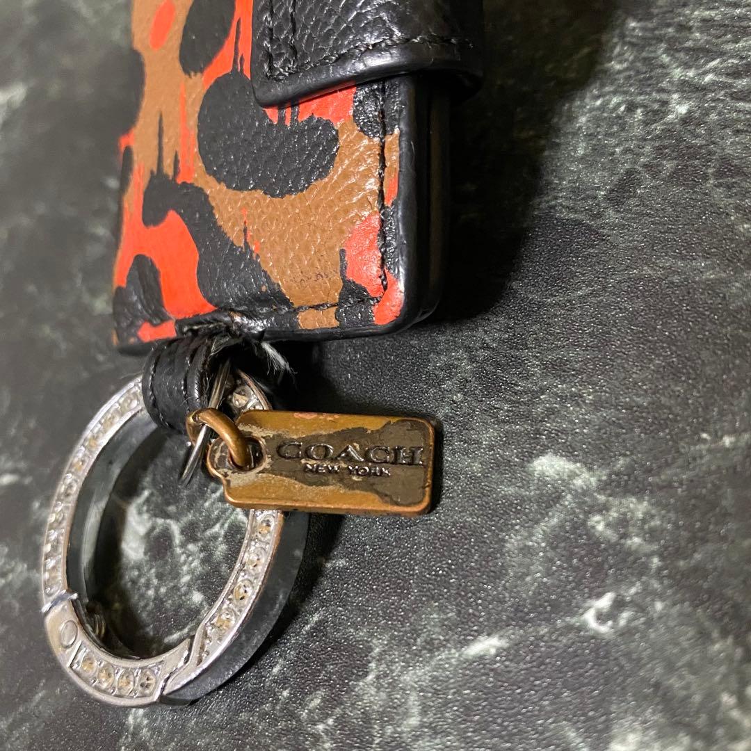 COACH キーリング フォトフレーム キーホルダー