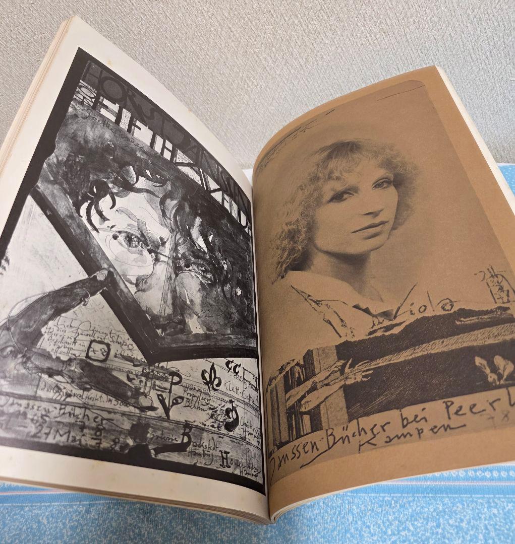Horst Janssen \" Plakate 1957-1978 \"サイン入り