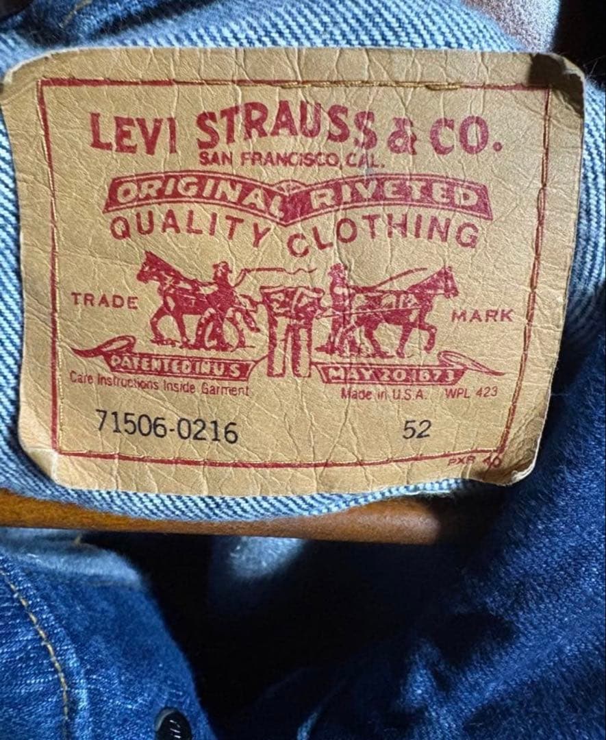 levis 71506-0216 70506 70507 デニムジャケット