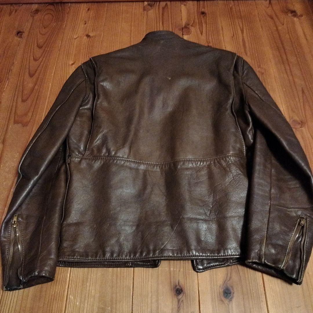 ヴィンテージ 60s 70s レザージャケット タロンジップ