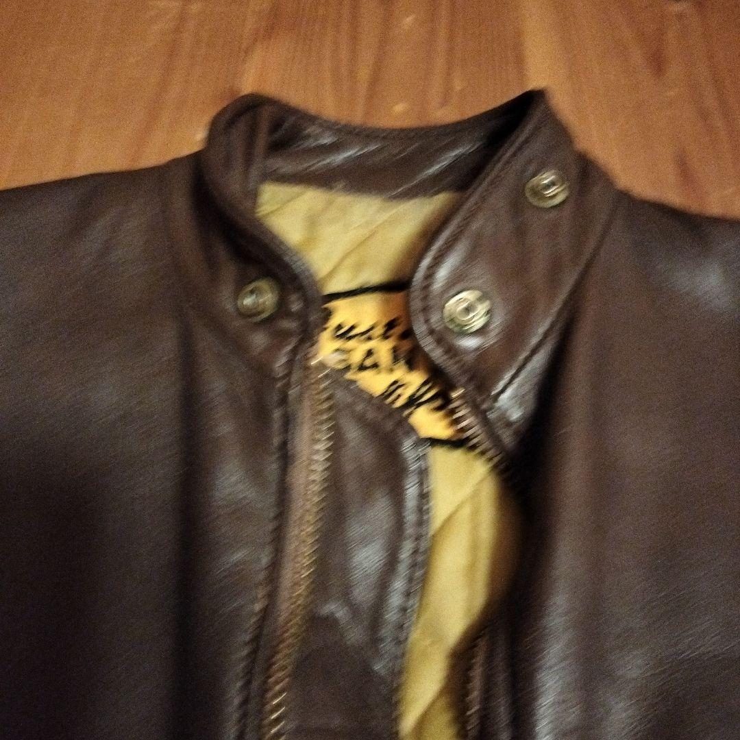 ヴィンテージ 60s 70s レザージャケット タロンジップ