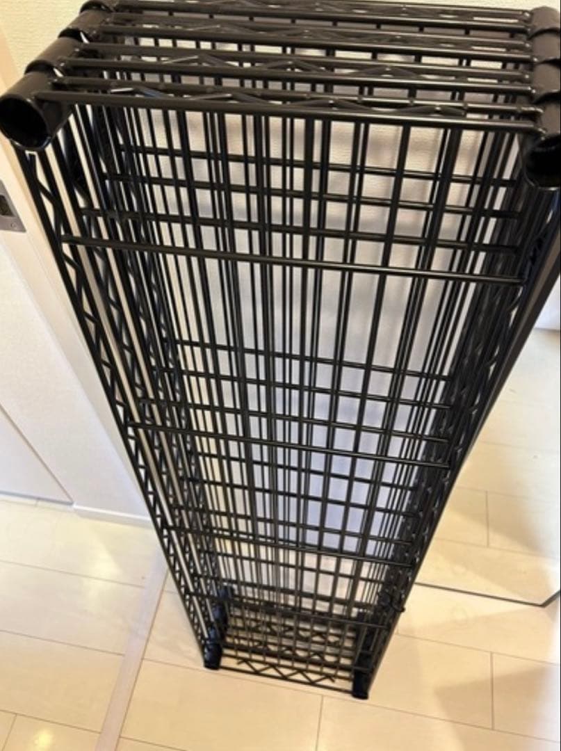 エレクター　ワイヤーシェルフ　ブラック　1200×350 4枚
