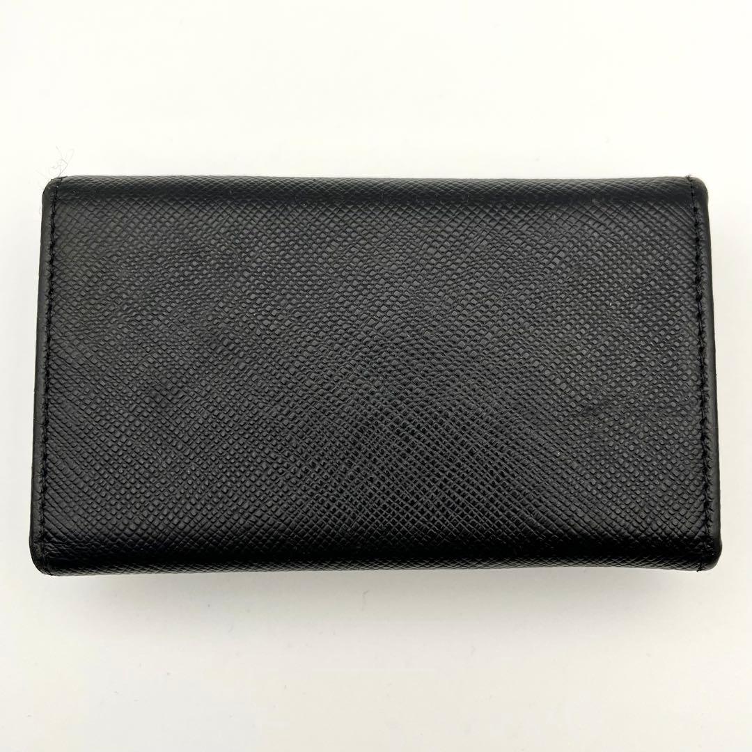 PRADA フィオッコ 6連キーケース ブラック レディース