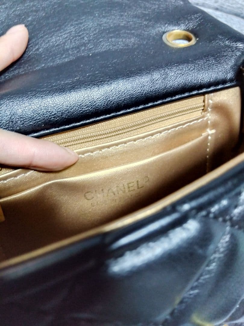 CHANEL ノベルティ バッグ ハンドバッグ ポーチ クラッチ 黒 ブラック