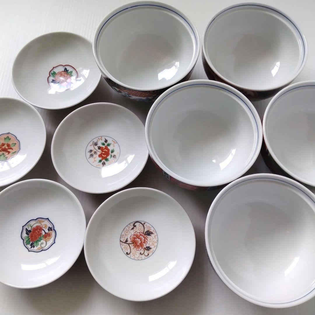 古伊万里 有田焼 南山窯 絵替わり 金彩 色錦 金襴手 蓋付き どんぶり 丼物