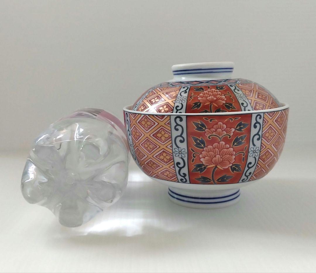 古伊万里 有田焼 南山窯 絵替わり 金彩 色錦 金襴手 蓋付き どんぶり 丼物