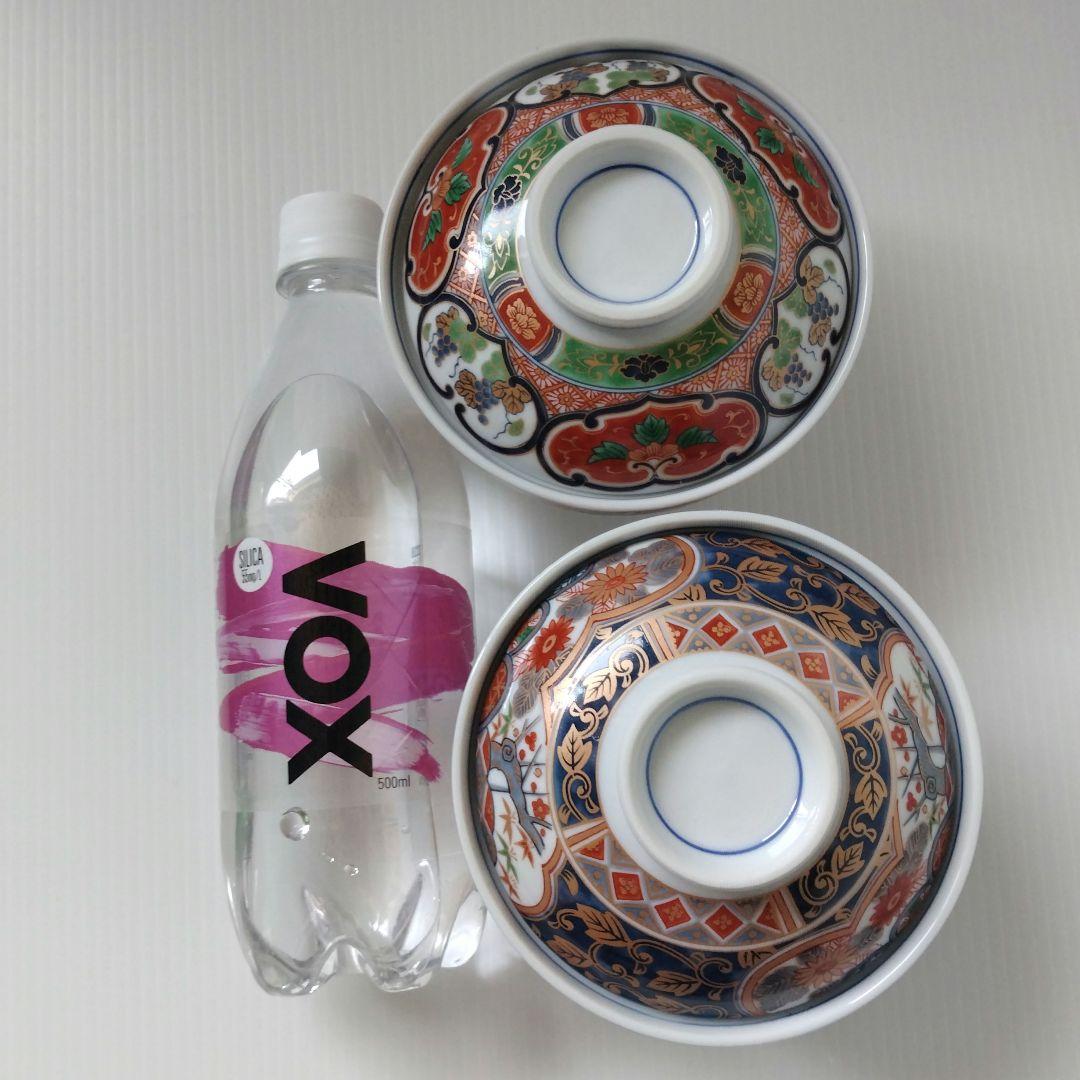 古伊万里 有田焼 南山窯 絵替わり 金彩 色錦 金襴手 蓋付き どんぶり 丼物