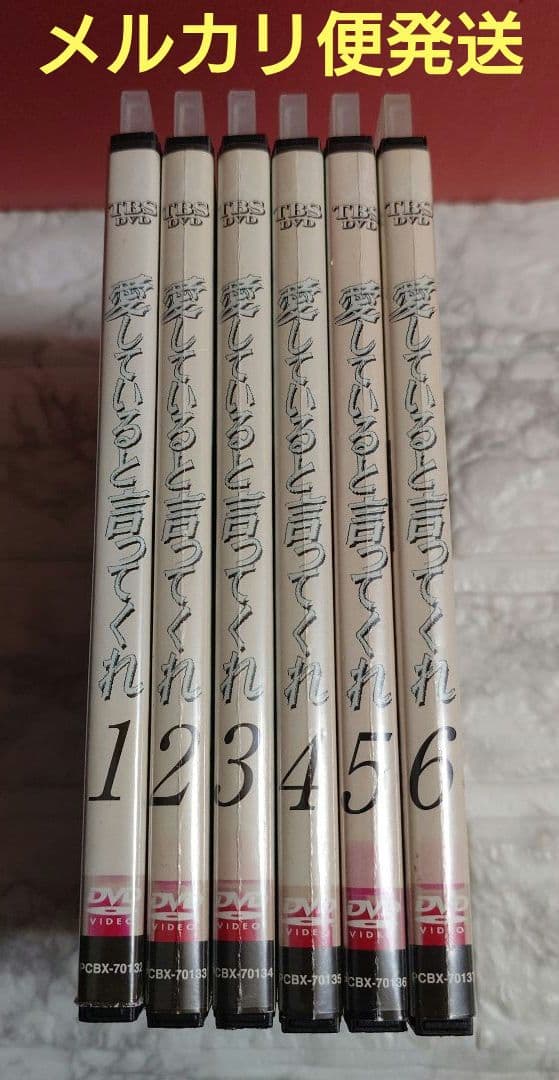 愛してると言ってくれ 全６巻 DVD〈レンタル落ち商品〉豊川悦司、常盤貴子