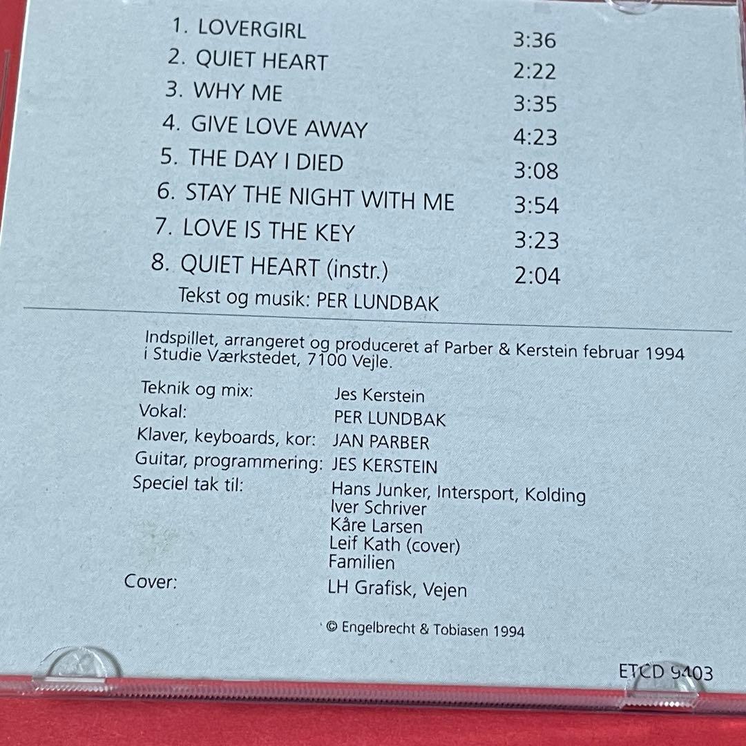 LUNDBAK QUIET HEART 北欧AOR