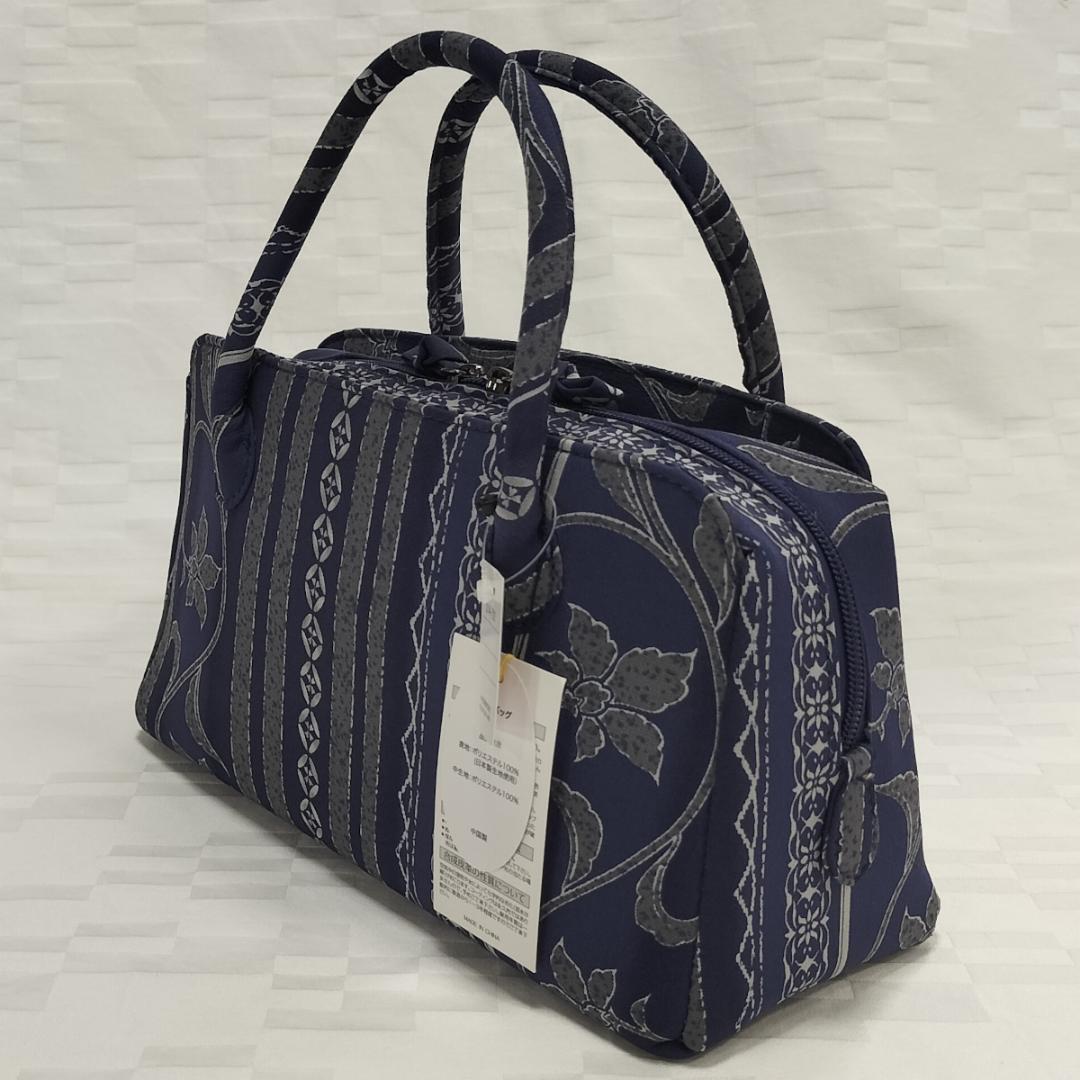 ◇新品◇　利休バッグ　◇　和装バッグ　紺色
