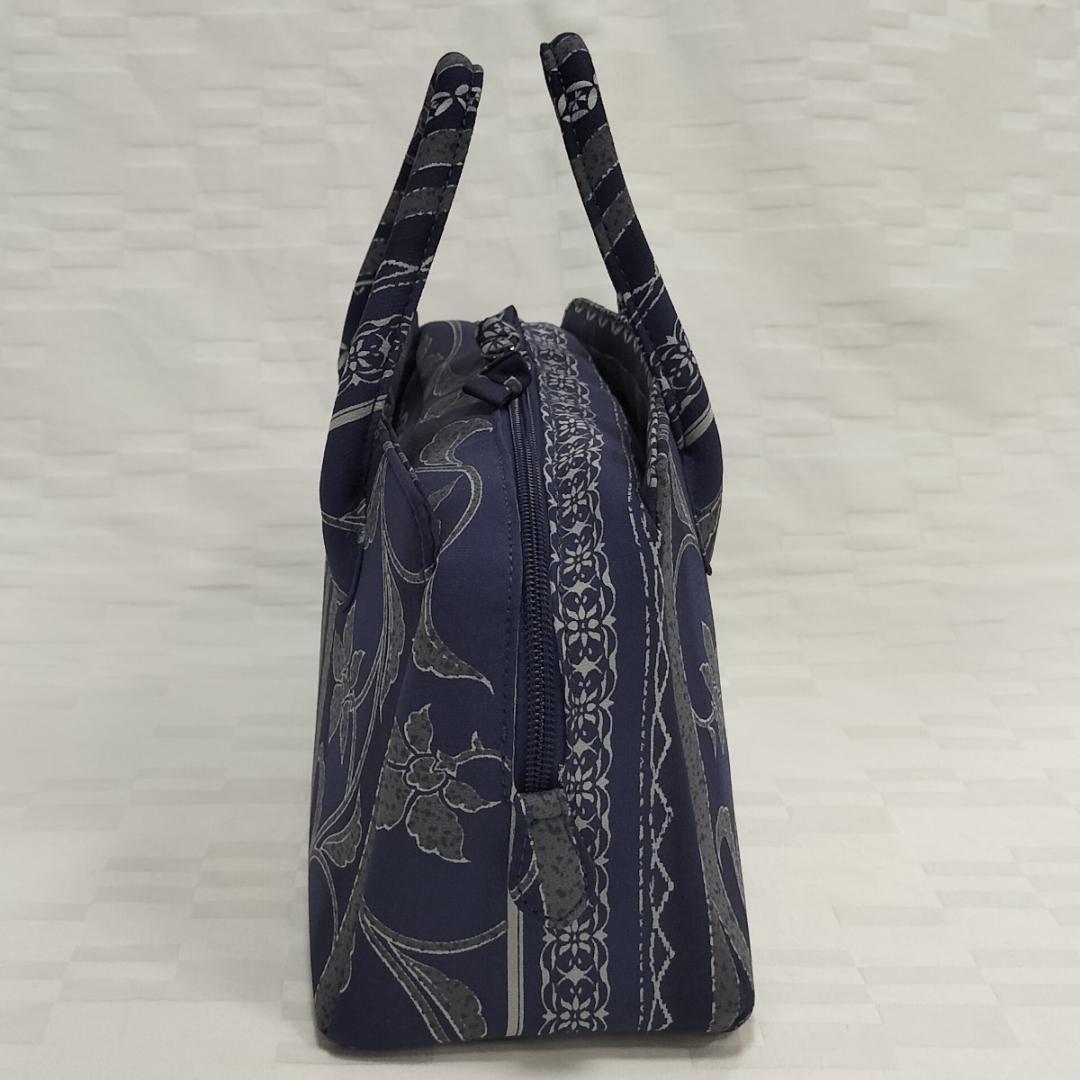 ◇新品◇　利休バッグ　◇　和装バッグ　紺色