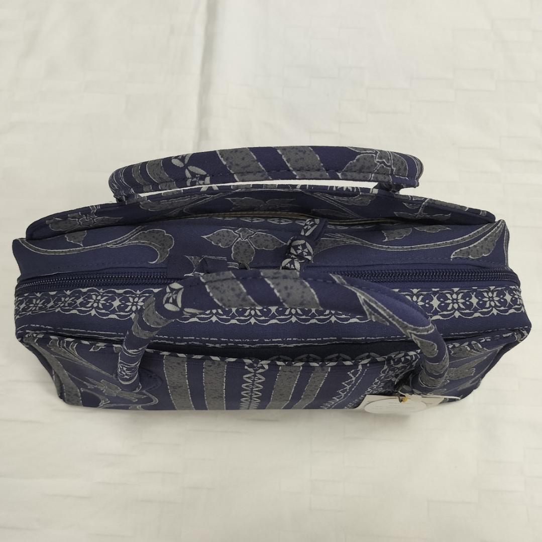 ◇新品◇　利休バッグ　◇　和装バッグ　紺色