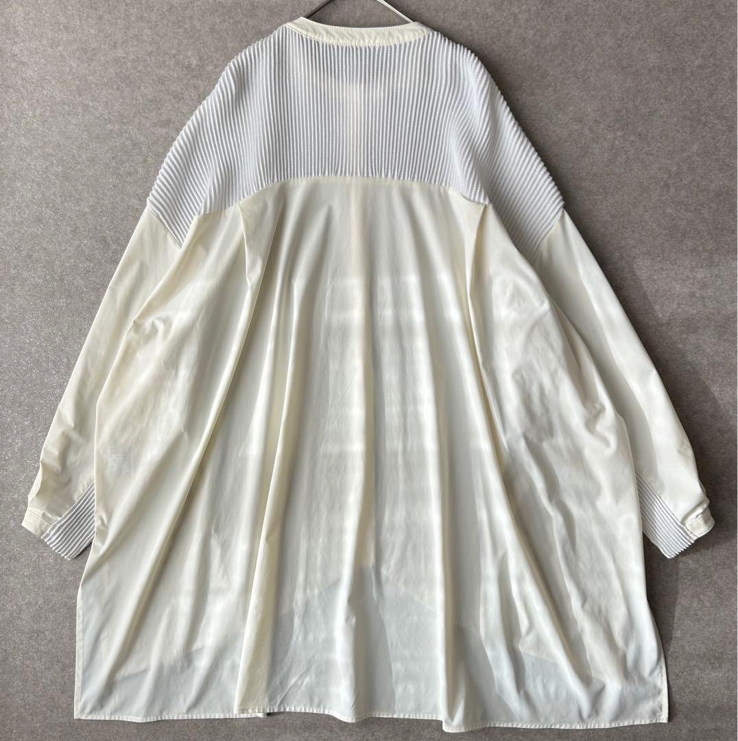 美品✨スペッチオ specchio シャトルプリーツ ワイドシャツ ゆったり