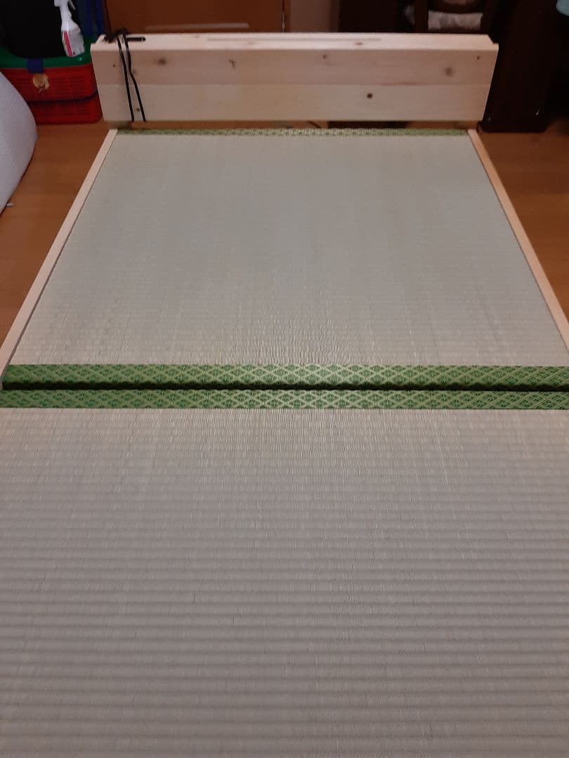 【美品】日本製　シングルベッド　ひのき＆畳