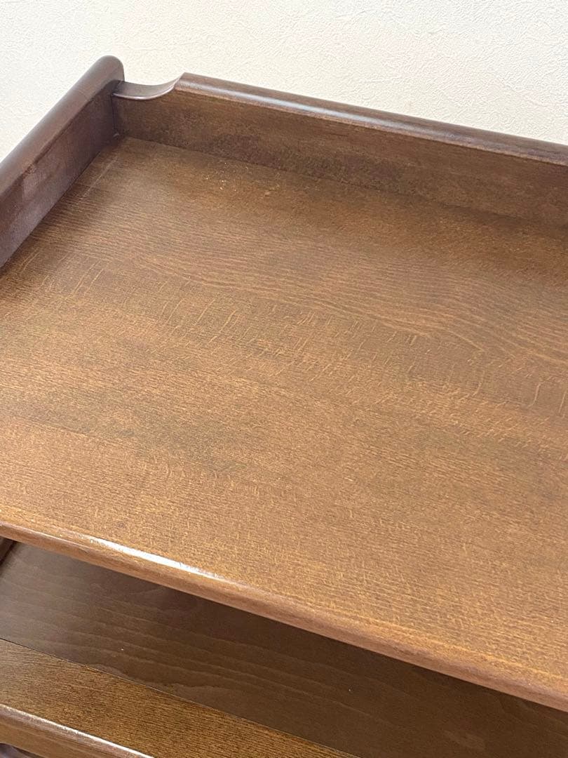 カリモク 電話台 キッチン レンジボード キャビネット 棚 コンセント付き