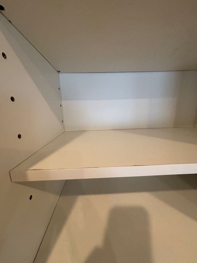 松田家具 カップボード 食器棚 約120cm スライド キッチンボード　送料込