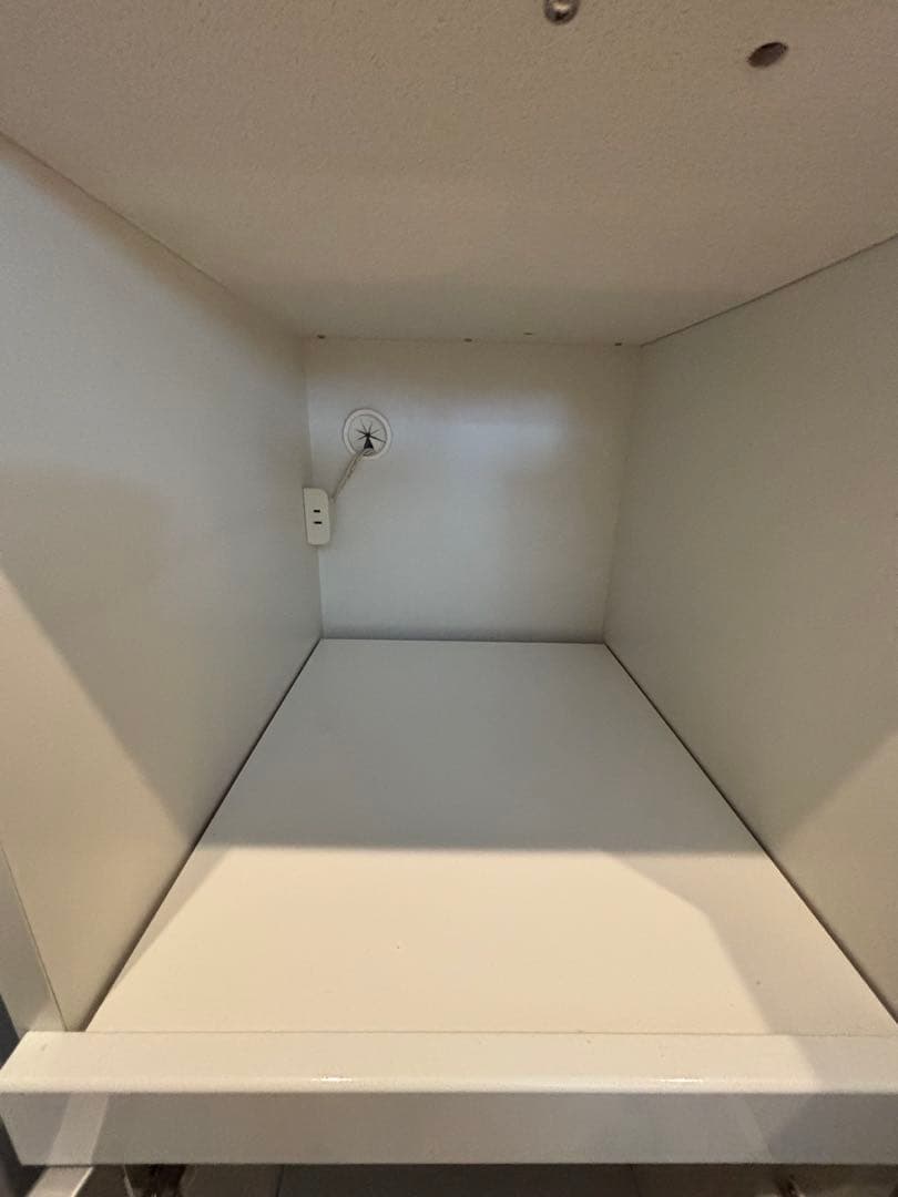 松田家具 カップボード 食器棚 約120cm スライド キッチンボード　送料込