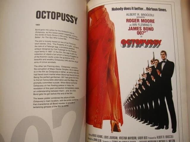 洋書 Official James Bond 007 Movie Poster