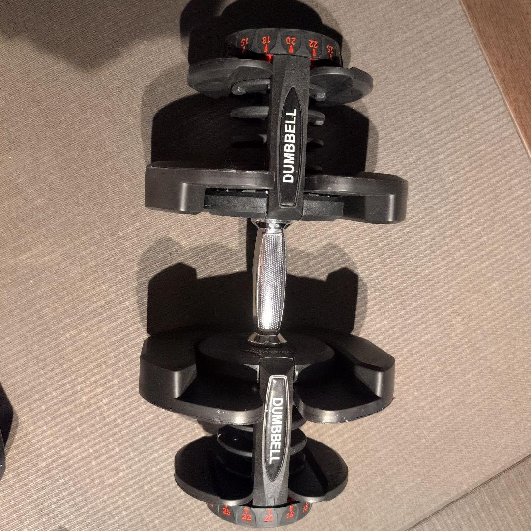 あかまる　DUMBBELL 可変式ダンベル 40kg 置台付①