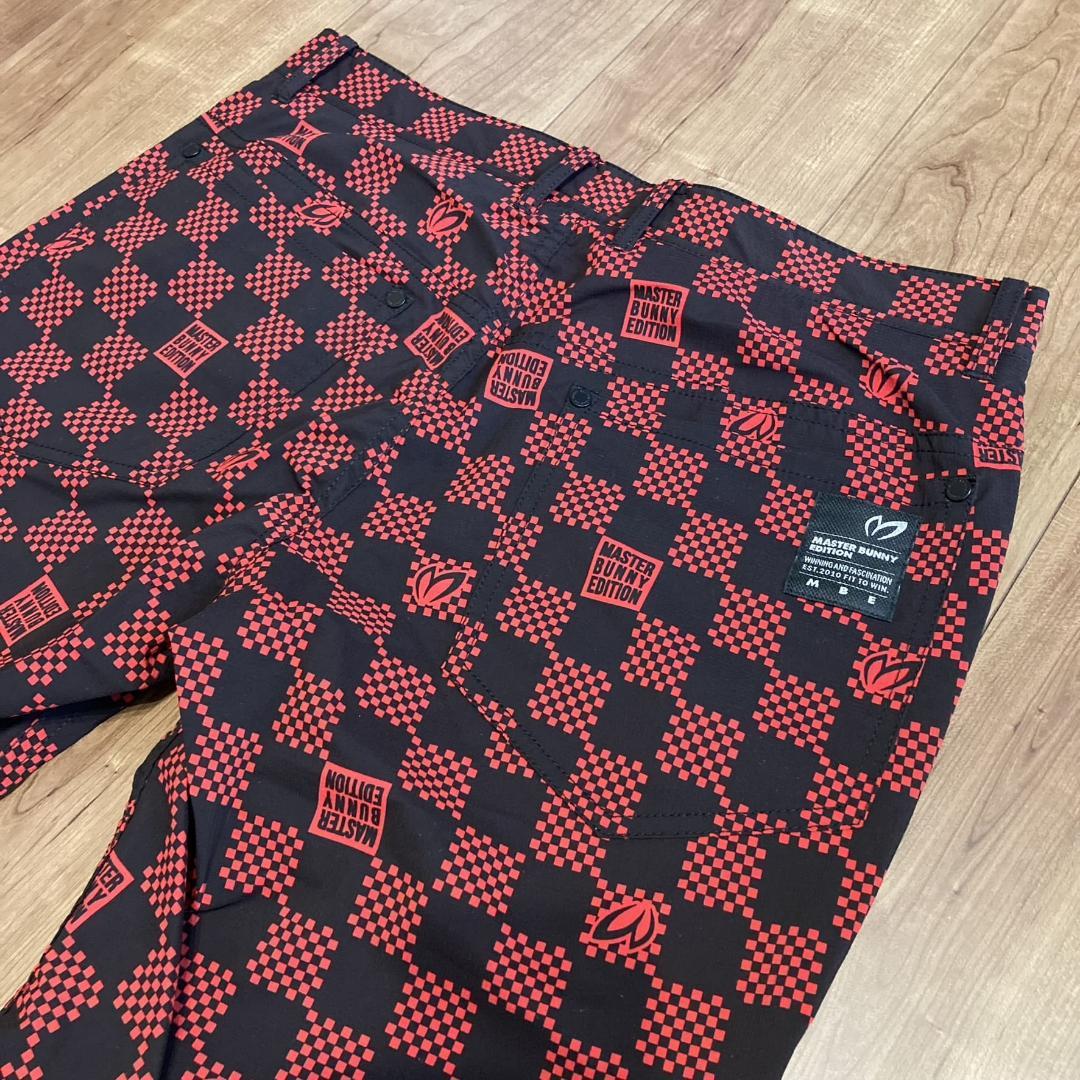 新品　マスターバニー　岩井千怜　岩井明愛　愛用　チェッカーフラッグ　ゴルフパンツ