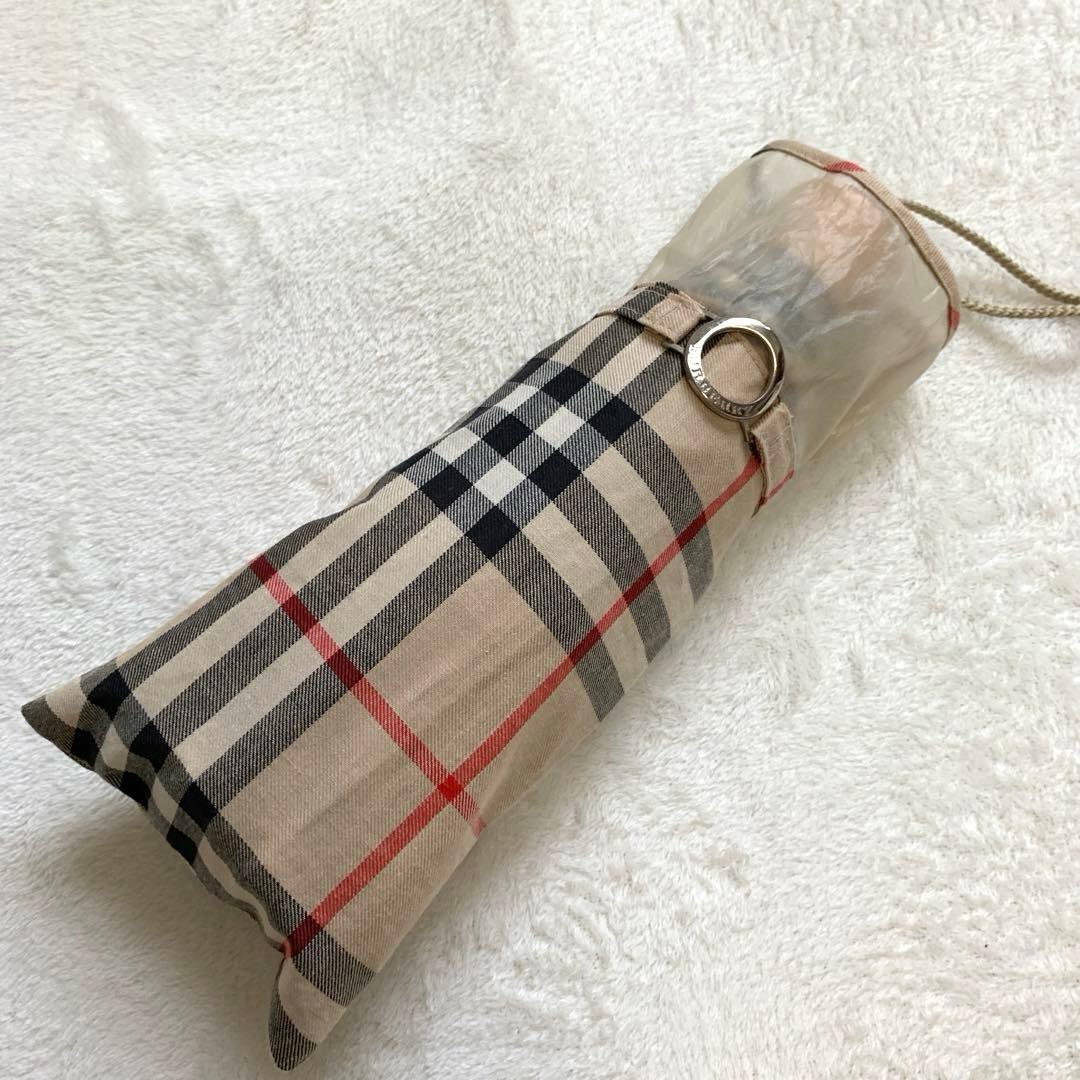 BURBERRY バーバリー折りたたみ傘　晴雨兼用　ノバチェック　ベージュ