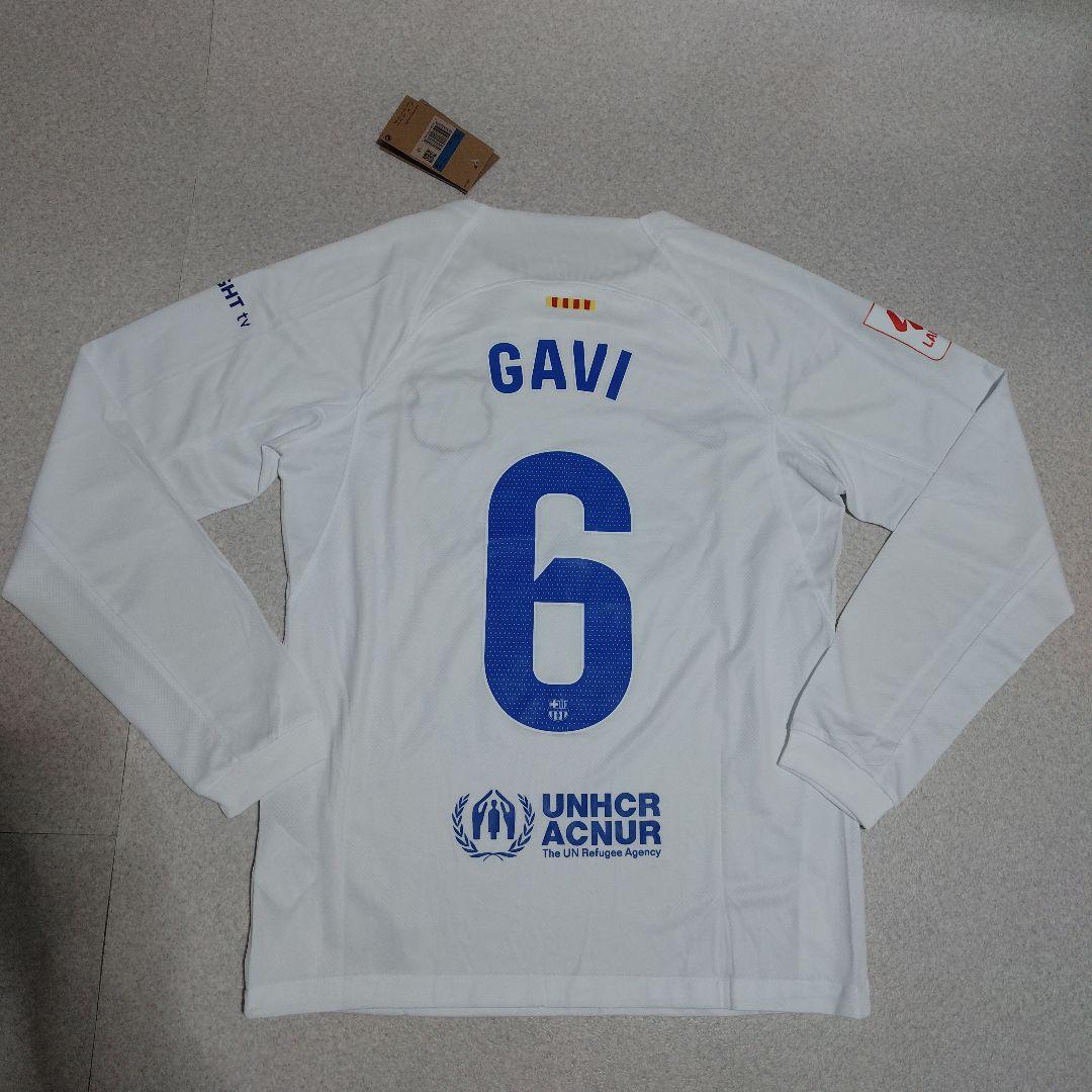 ★未使用タグ付き ナイキ FCバルセロナ アウェイユニフォーム ガビ GAVI