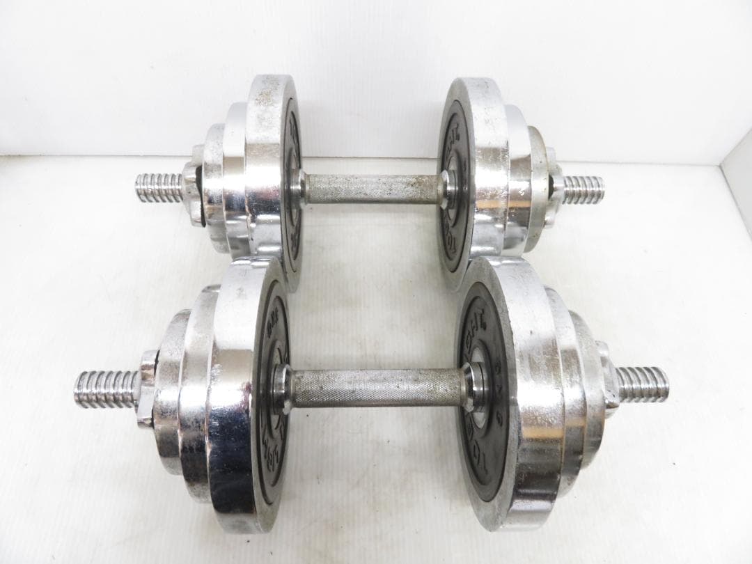 TOEI LIGHT クロームダンベル 片側17.5kg 2セット 35kg