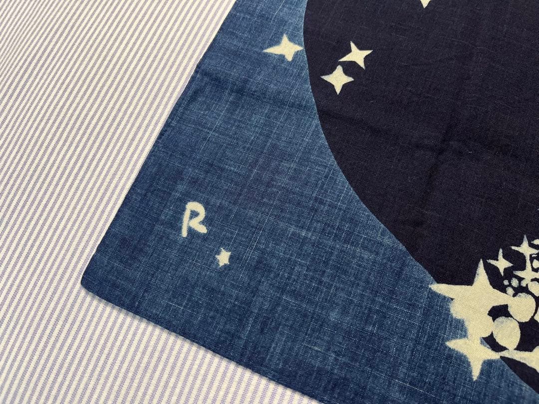 45rpm バンダナ スカーフ 天体モチーフ　タグ付き