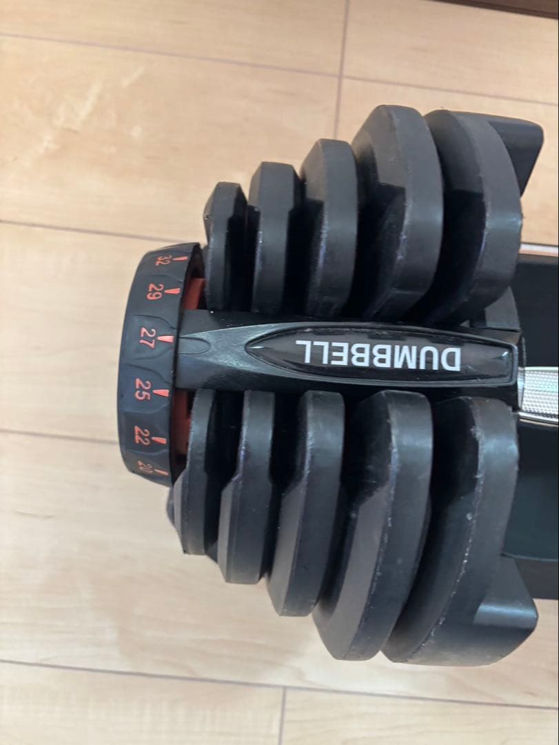 DUMBBELL 可変式ダンベル 40kg 筋トレ dumbbell ②