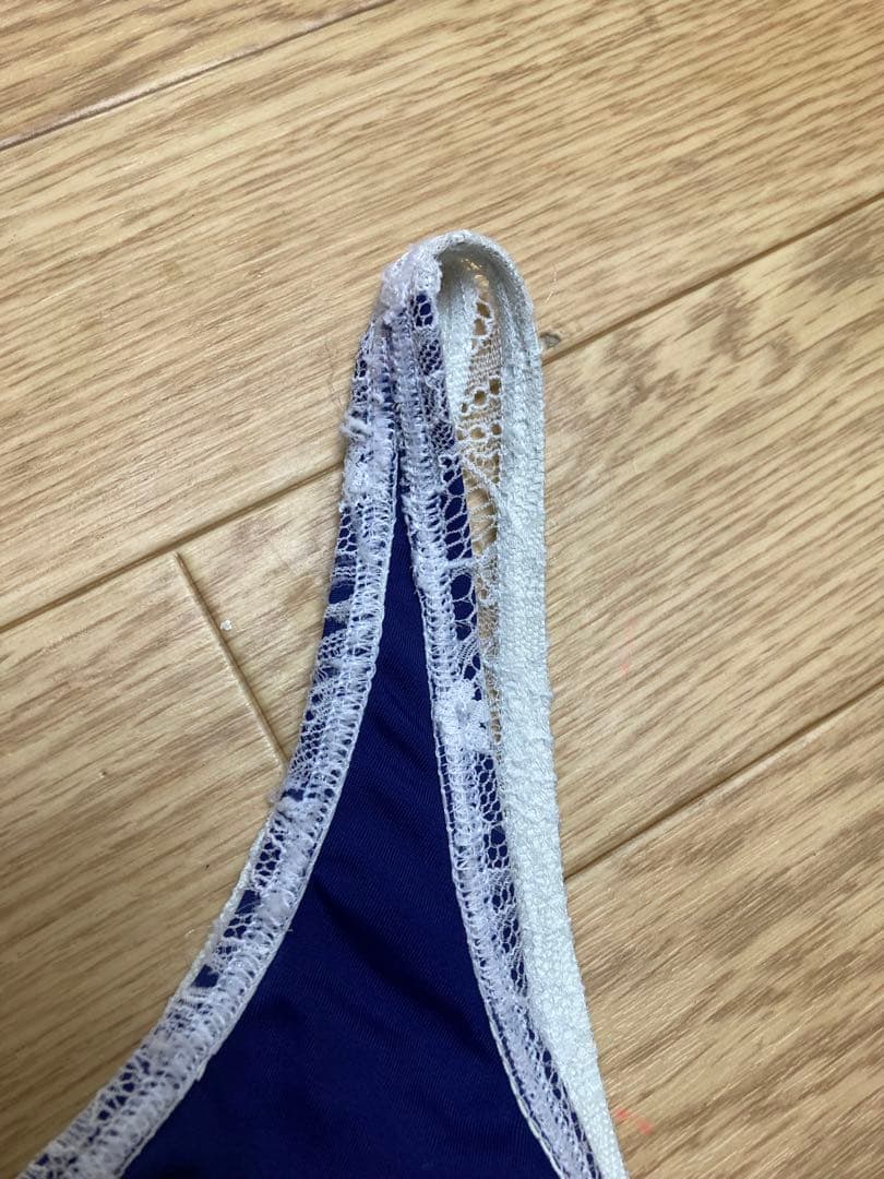 お*ゃ様 難あり！格安！！デラロミラノ　薄紫色のレーストリム付きレオタード　M