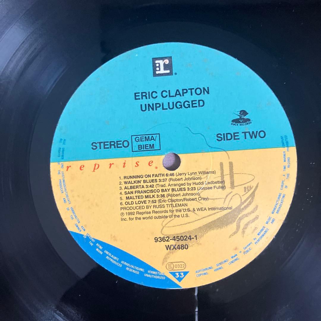 Eric Clapton Unplugged レコード